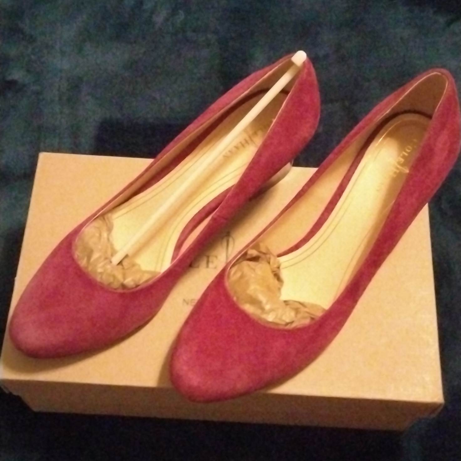 Brand Nwot Cole Haan Suede Heels